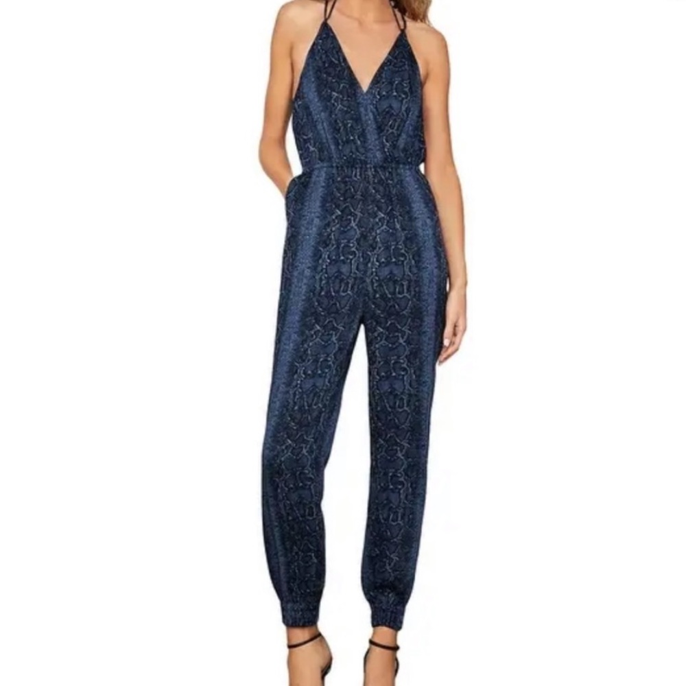 BCBG Snakeskin Jumpsuit